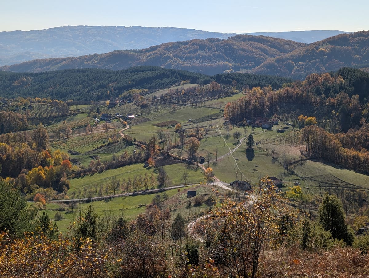 Kosjeríć surroundings, November 2025