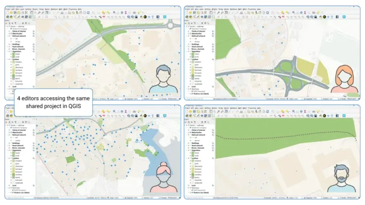 medium: From desktop GIS to team collaboration: setting up a shared QGIS workspace
